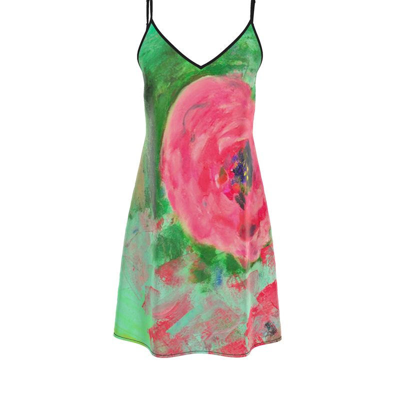 bloom short slip dress