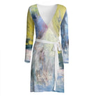 into the light wrap dress