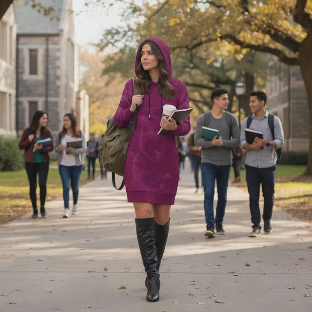 Pink_Smoke_Hoodie_Dress_video