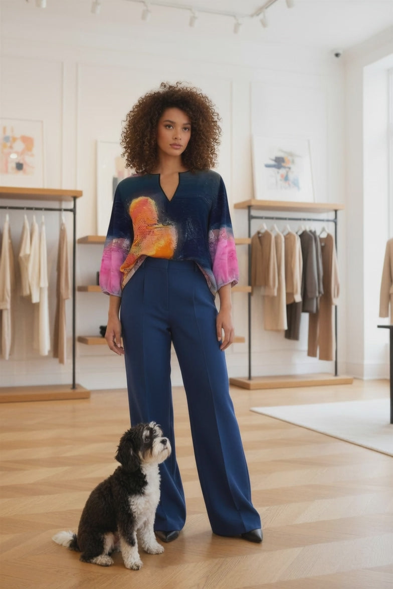 DESERT ROSE Women's Sweetheart Blouse FABA