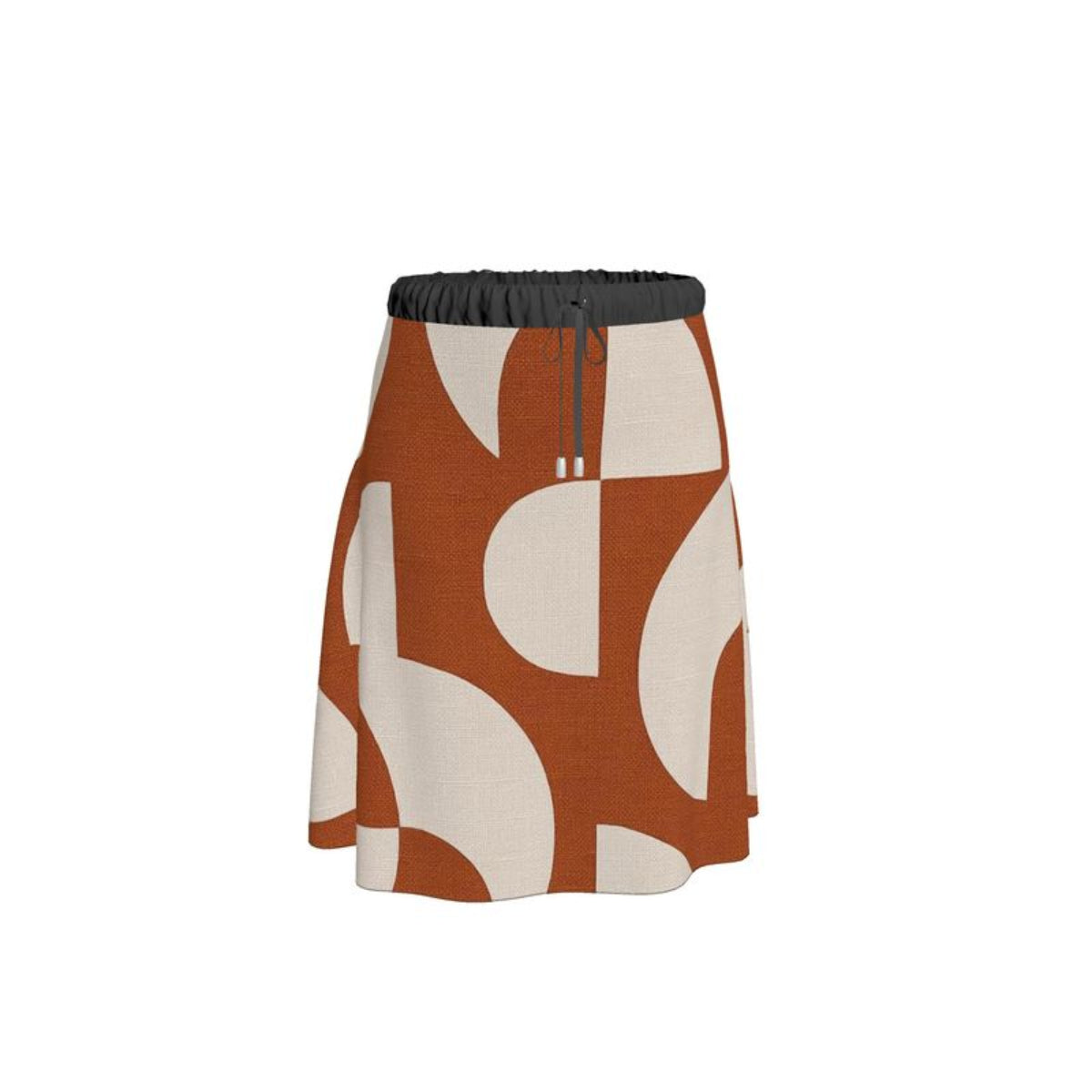 rust echoes midi skirt