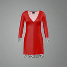 short cardigan red heat zebra