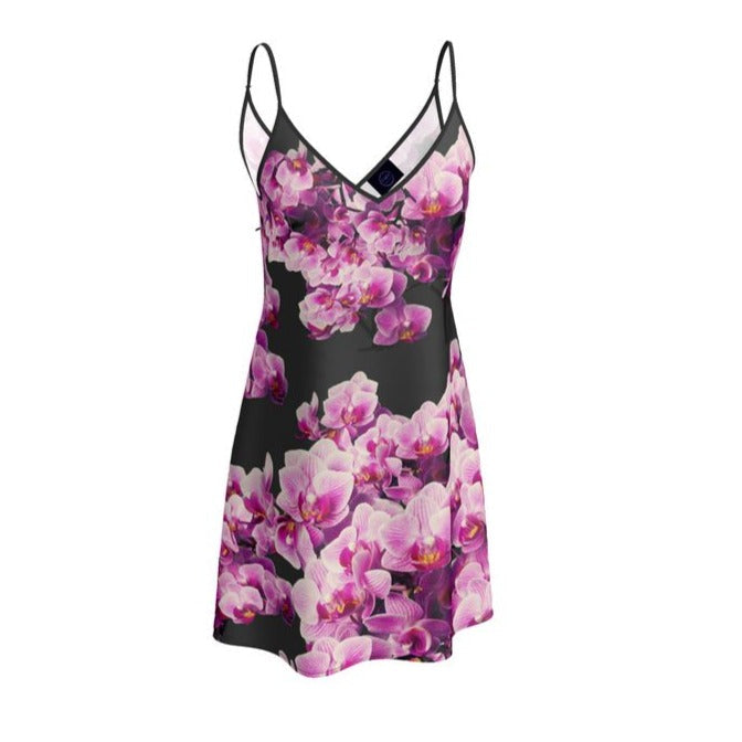 Aloha Short Silk Slip Dress-FABA Collection 