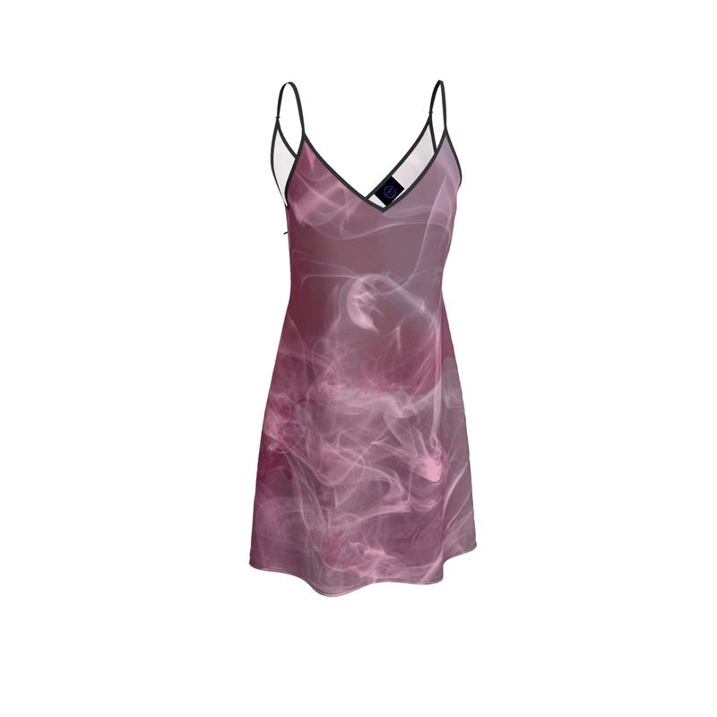 Short Slip Dress Pink Smoke-FABA Collection 