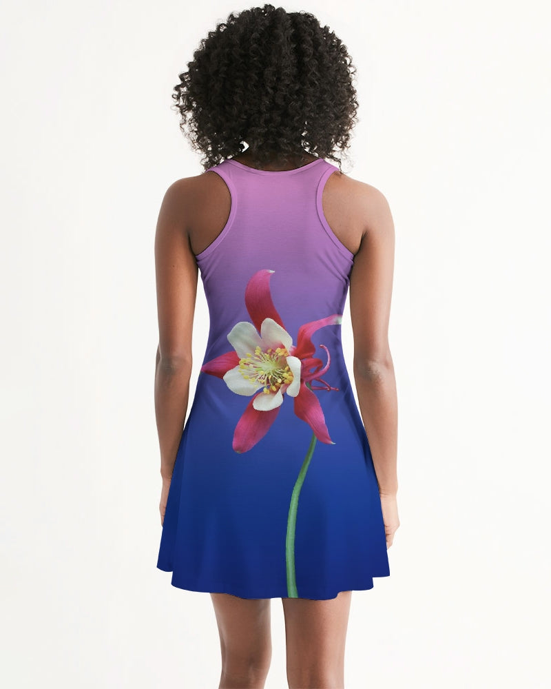 One Flower Women's Racerback Dress-FABA Collection 