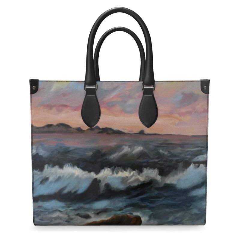 Pre Order Handcrafted Leather Shopper Bag Big Sur-FABA Collection 