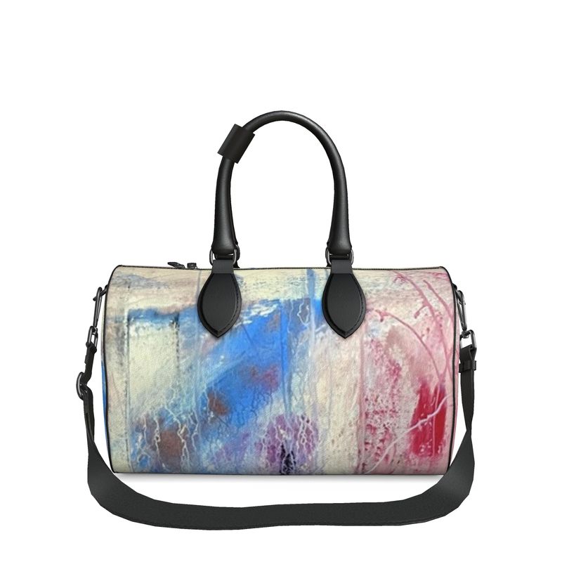 Duffle Leather Bag Abstract Sailing-FABA Collection 