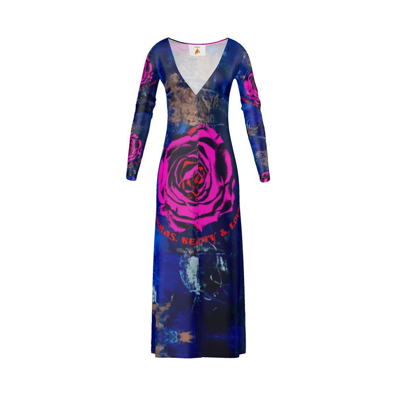 Long Cardigan Dress Chakras beauty and Love-FABA Collection 