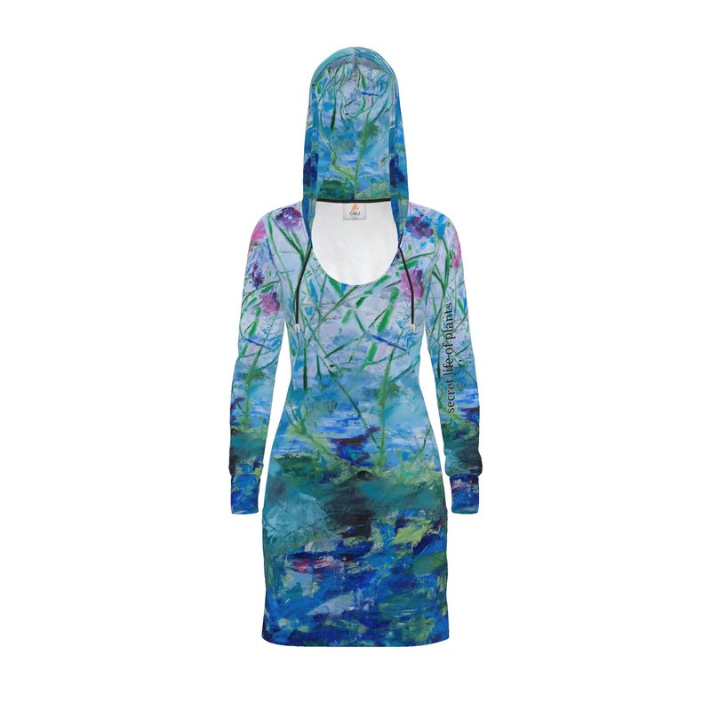 Eco-friendly hoodie dress Secret Lif hoodie dress Secret Life of Plants-FABA Collection 