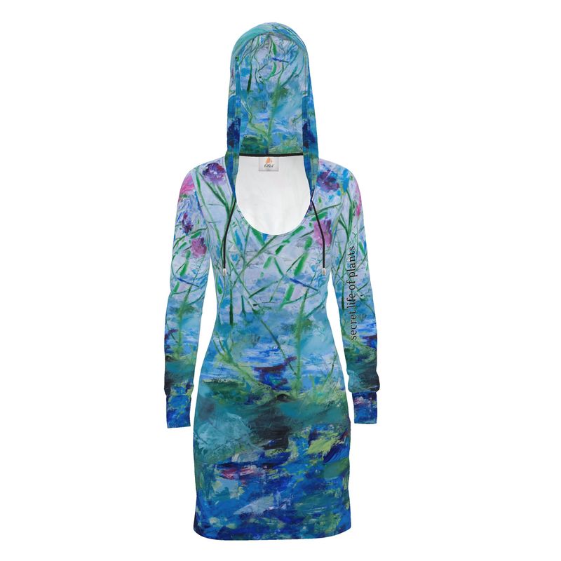 Eco-friendly hoodie dress Secret Lif hoodie dress Secret Life of Plants-FABA Collection 