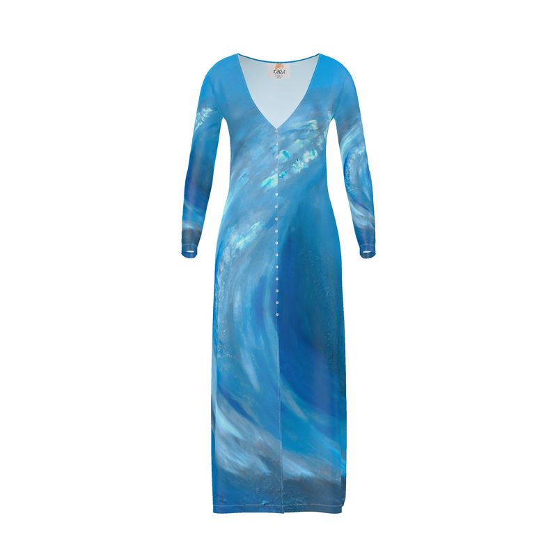 Long Cardigan Dress Wave-FABA Collection 