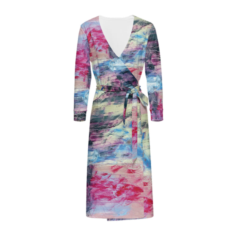 Women’s ¾ Sleeve Dress ABSTRACT SAILING LIMITED EDITION-FABA Collection 