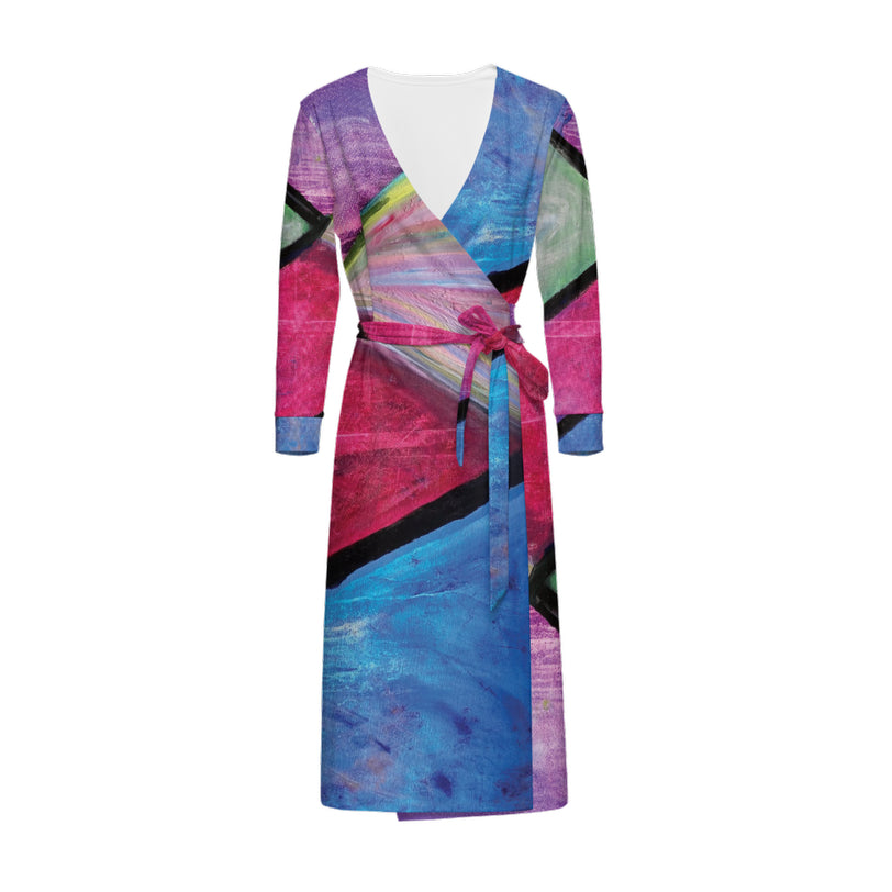 Women’s ¾ Sleeve Dress Urban Garden Limited Edition-FABA Collection 