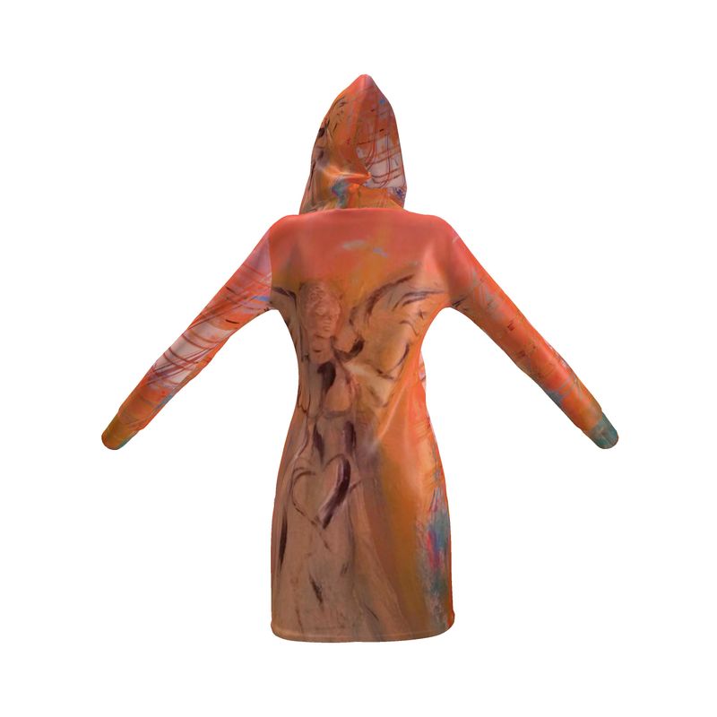 Eco-Friendly Hoodie Dress Love in the City of Angels-FABA Collection 