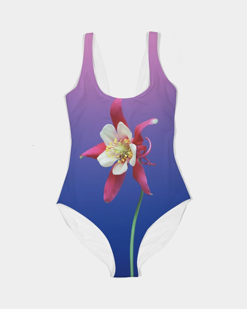 One Flower Women's One-Piece Swimsuit-FABA Collection 