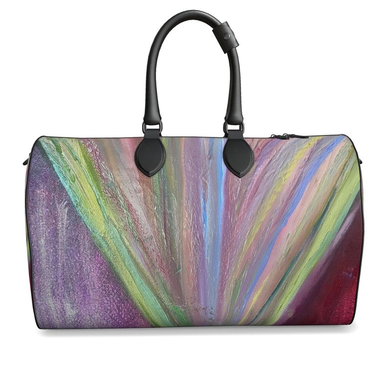 Nappa Leather Designer Duffle Bag Rainbow-FABA Collection 