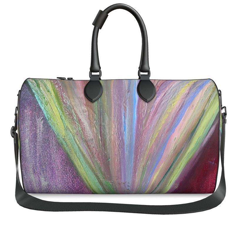 Nappa Leather Designer Duffle Bag Rainbow-FABA Collection 