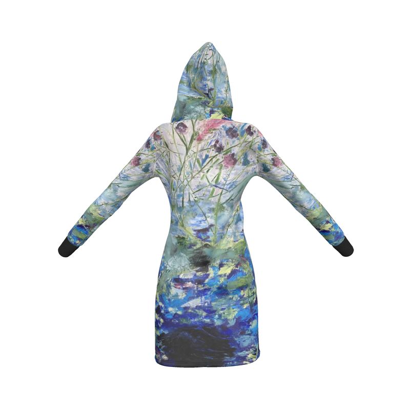 Eco-Friendly Hoodie Dress Secret Life of Plants-FABA Collection 