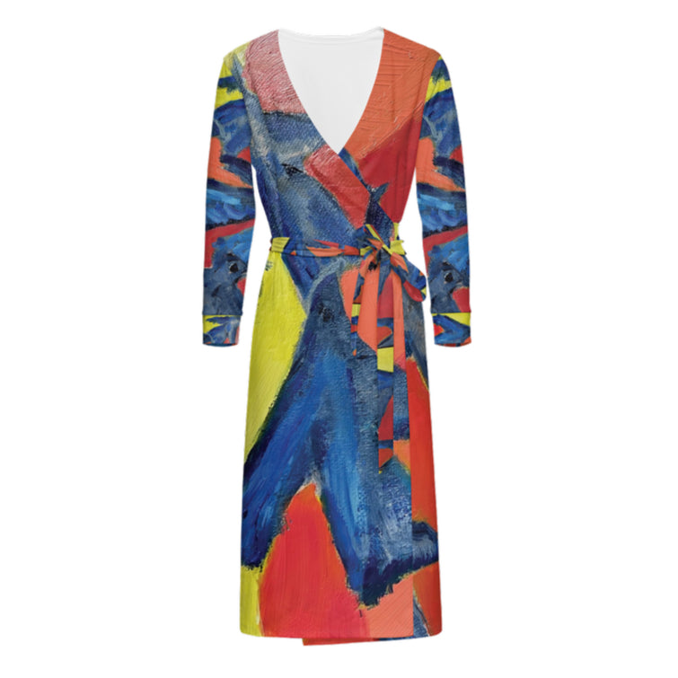 Women’s ¾ Sleeve Dress FLOCK Limited Edition-FABA Collection 