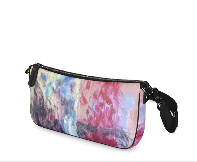 Baguette Leather Bag Abstract Sailing-FABA Collection 