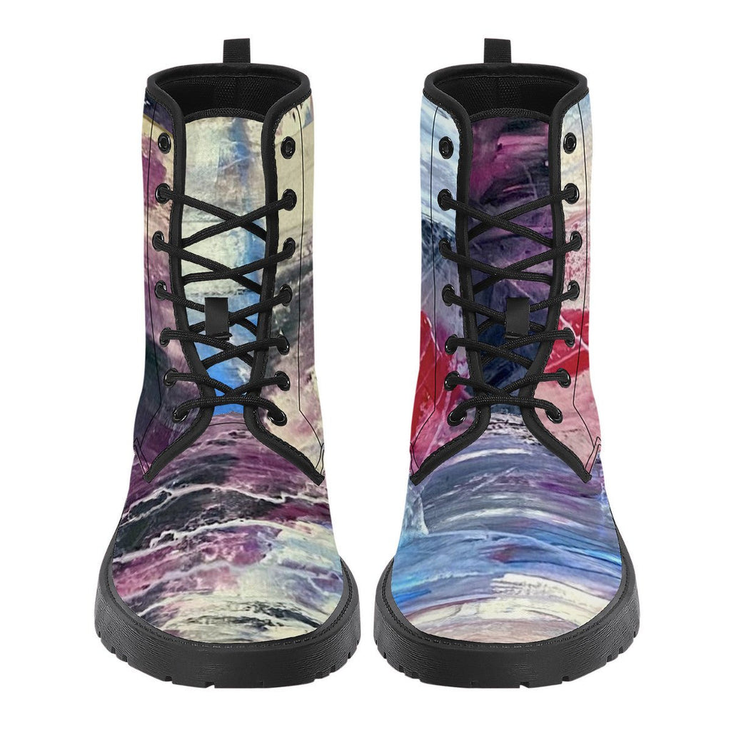 Abstract Feeling Vegan Leather Boots - FABA Collection