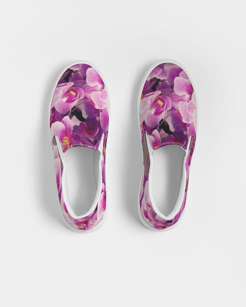 Aloha Pink Smoke Women's Slip-On Canvas Shoe - FABA Collection