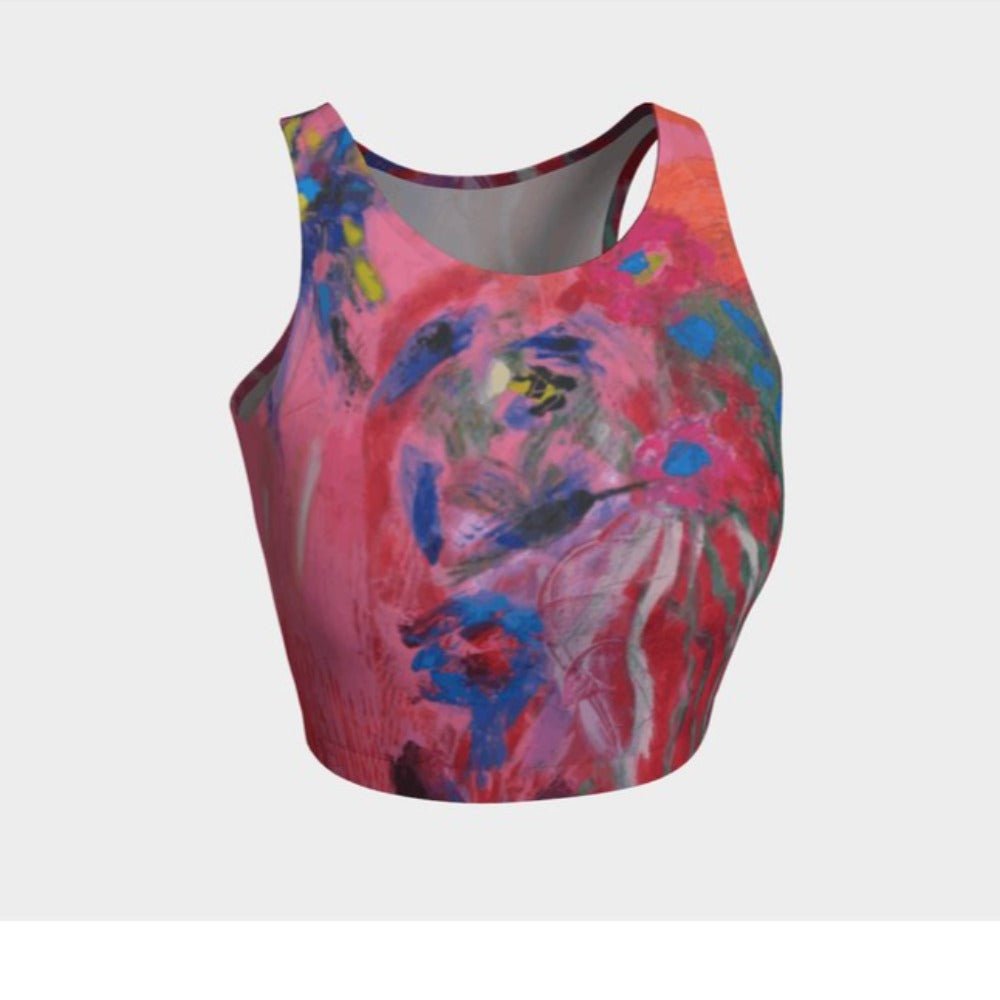 Athletic Crop Tank Top Bird of Paradise - FABA Collection