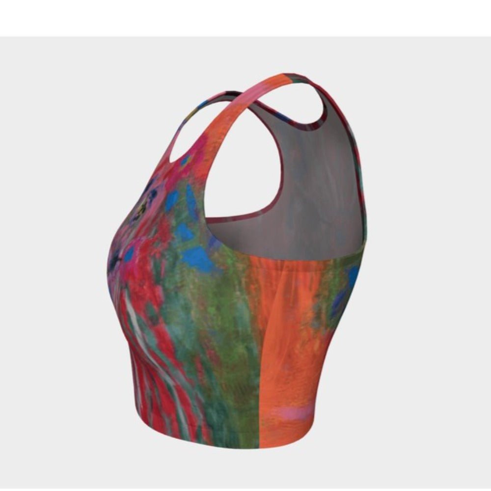Athletic Crop Tank Top Bird of Paradise - FABA Collection