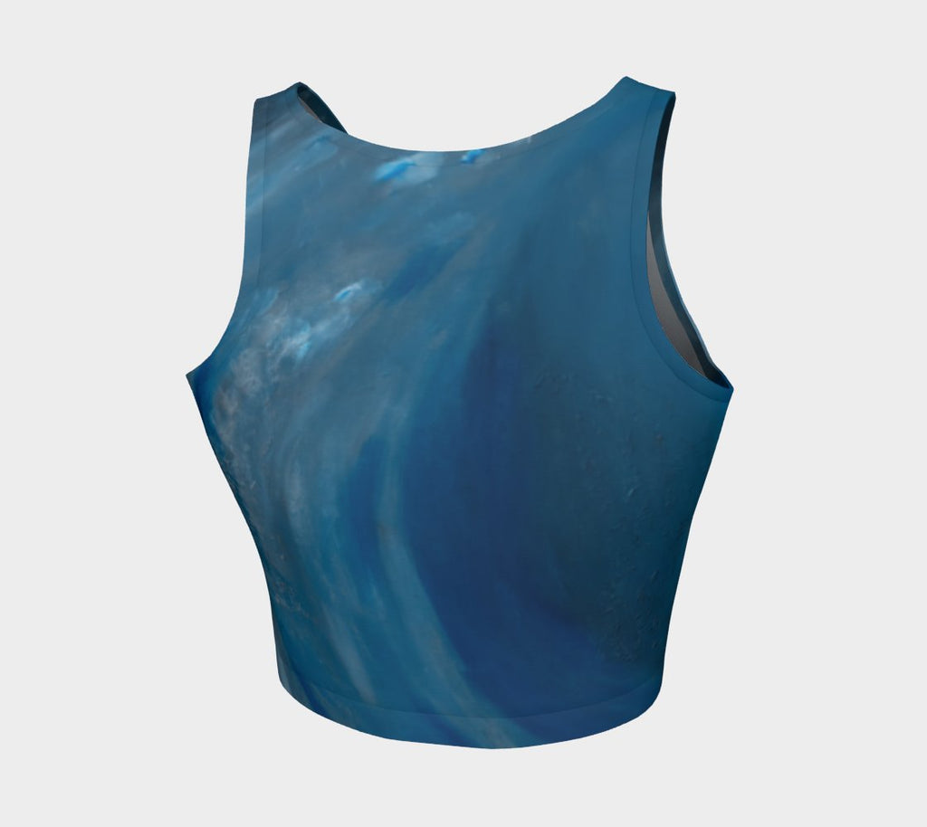 Athletic Crop Tank Top Wave - FABA Collection