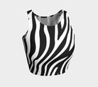 Athletic Crop Tank Zebra - FABA Collection
