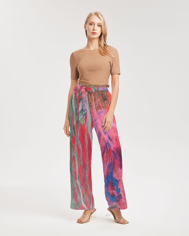 Bird of Paradise Women's High-Rise Wide Leg Pants - FABA Collection