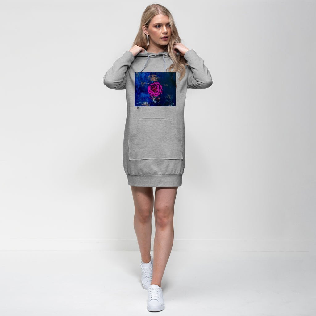 Chakras, Beauty and Love Premium Cotton Hoodie Dress - FABA Collection