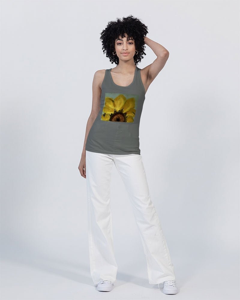 Cotton Jersey Tank Sunflower - FABA Collection