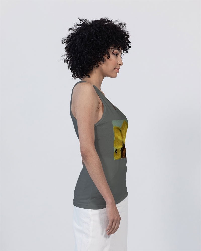 Cotton Jersey Tank Sunflower - FABA Collection