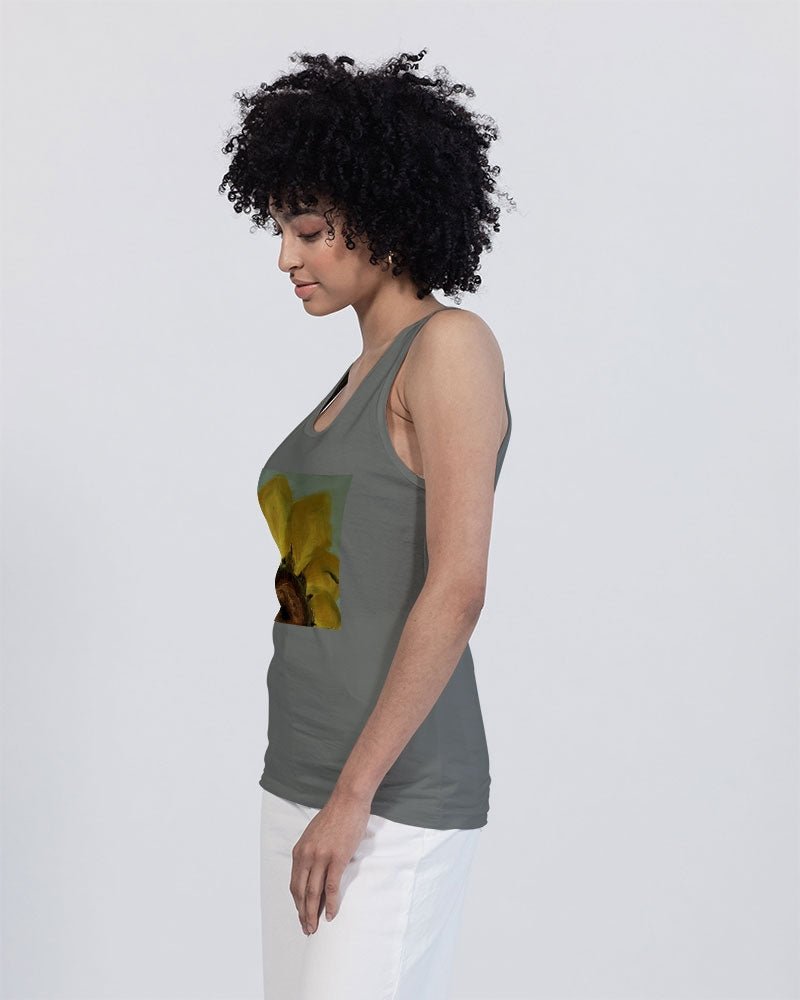 Cotton Jersey Tank Sunflower - FABA Collection