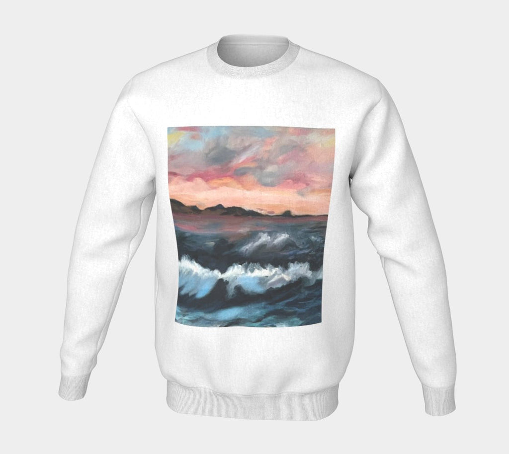 Crewneck Cotton Sweater Big Sur - FABA Collection