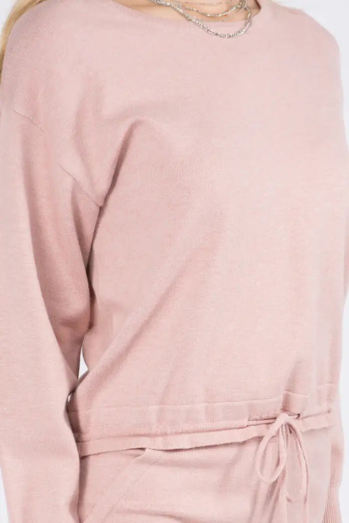 Designer Sweater Top - Blush - FABA Collection
