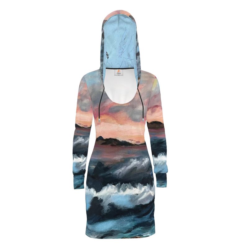 Eco-friendly Hoodie Dress Big Sur Sur - FABA Collection