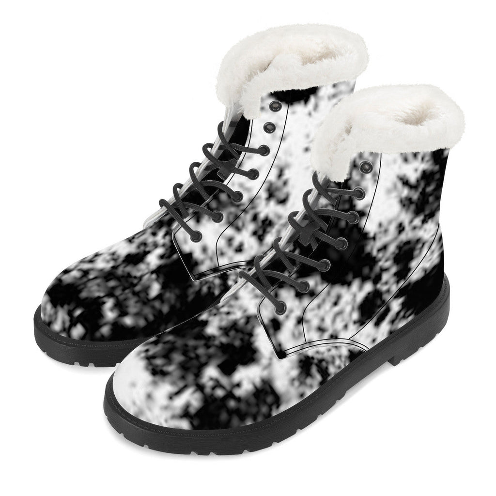 Faux Fur Vegan Leather Boot Urban Decay - FABA Collection