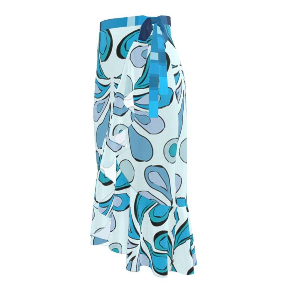 Flounce Maxi Skirt Raindrops - FABA Collection