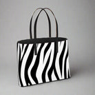 Kika Handcrafter Leather Tote Bag Zebra - FABA Collection