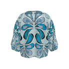 Kimono Velours or Silk Jacket Raindrops - FABA Collection