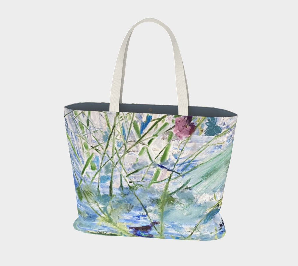 Large Cotton Tote Bag the Secret Life of Plants - FABA Collection