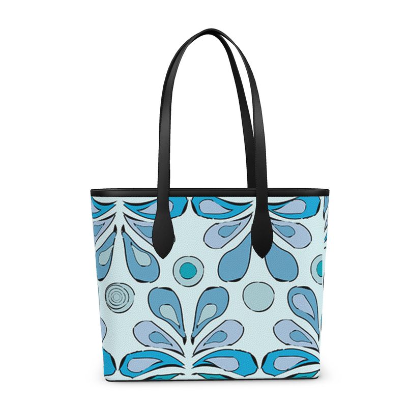 Leather City Shopper Raindrops - FABA Collection