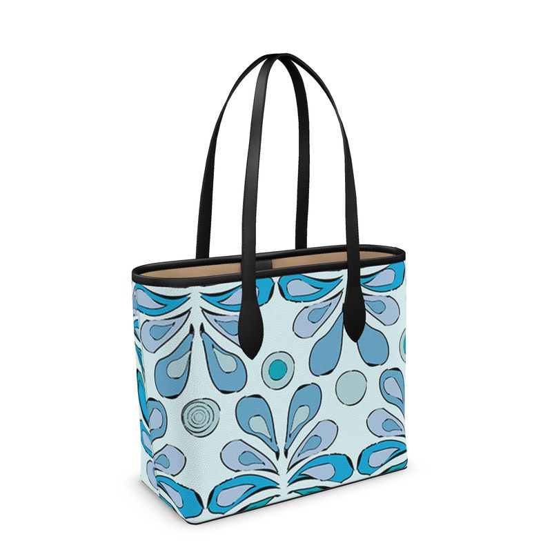 Leather City Shopper Raindrops - FABA Collection