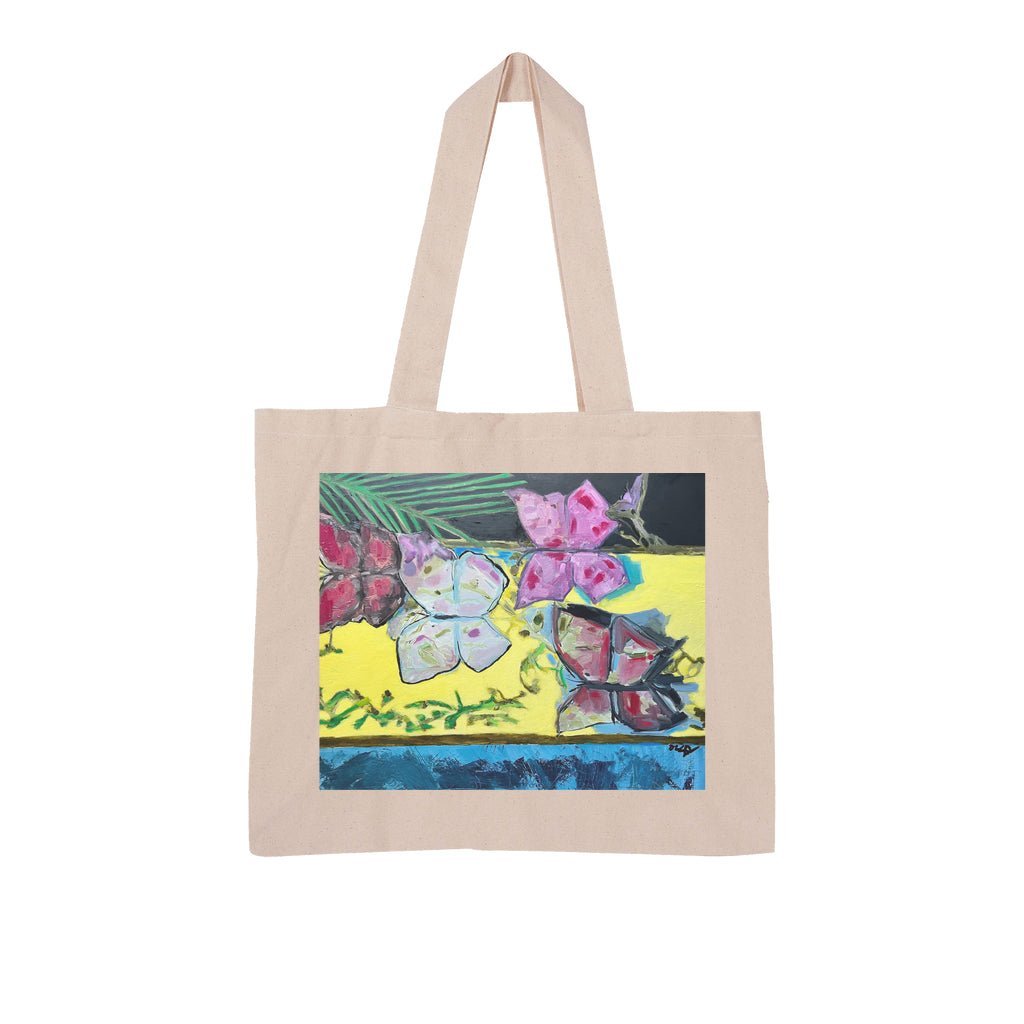 Les Papillons Large Organic Tote Bag - FABA Collection