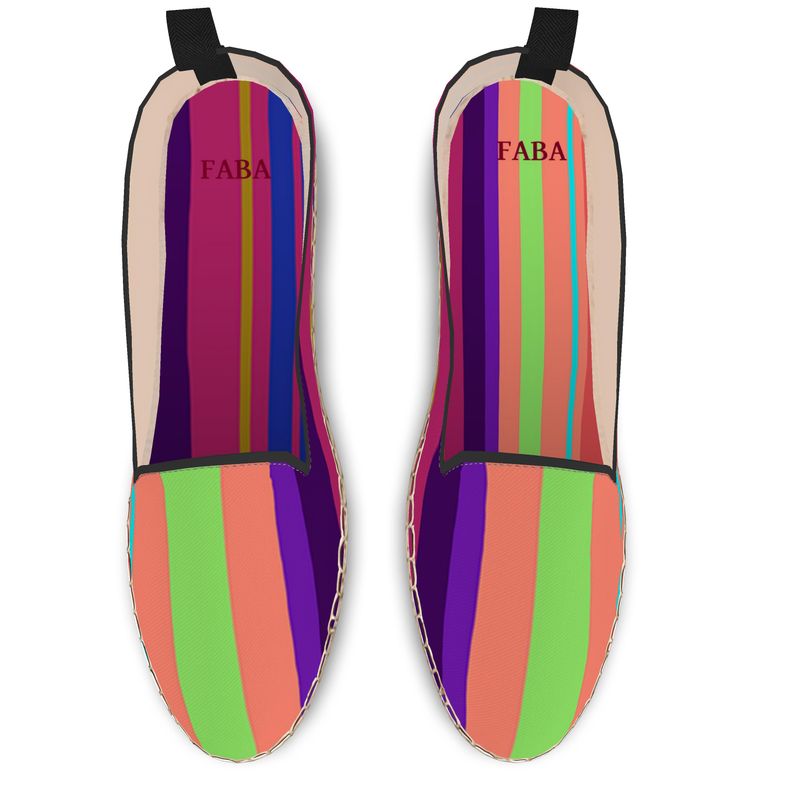 Loafer Espadrilles Happy Stripes - FABA Collection