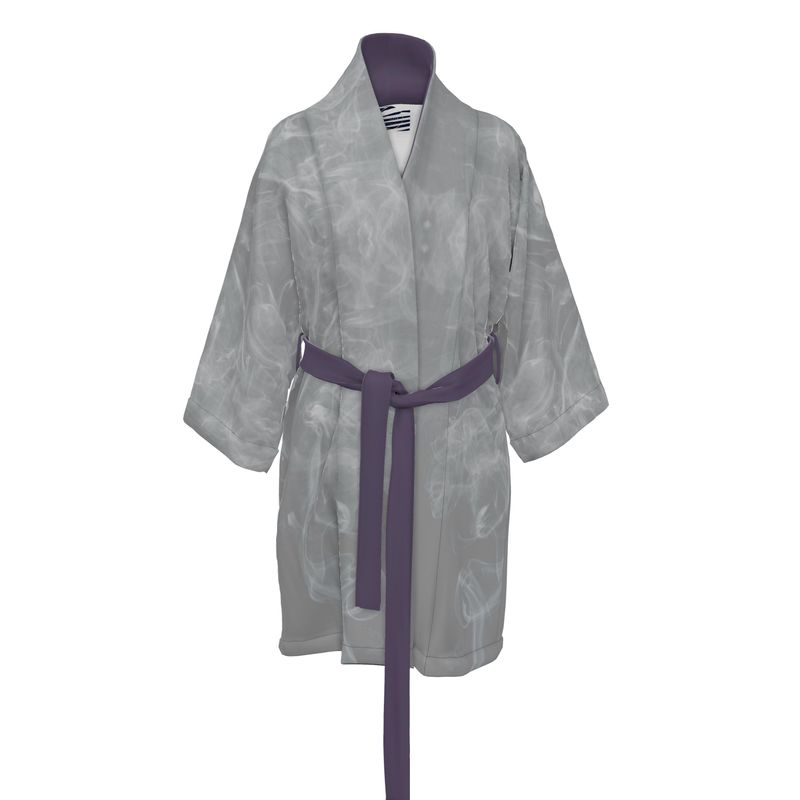Luxe Kimono Dark Smoke - FABA Collection