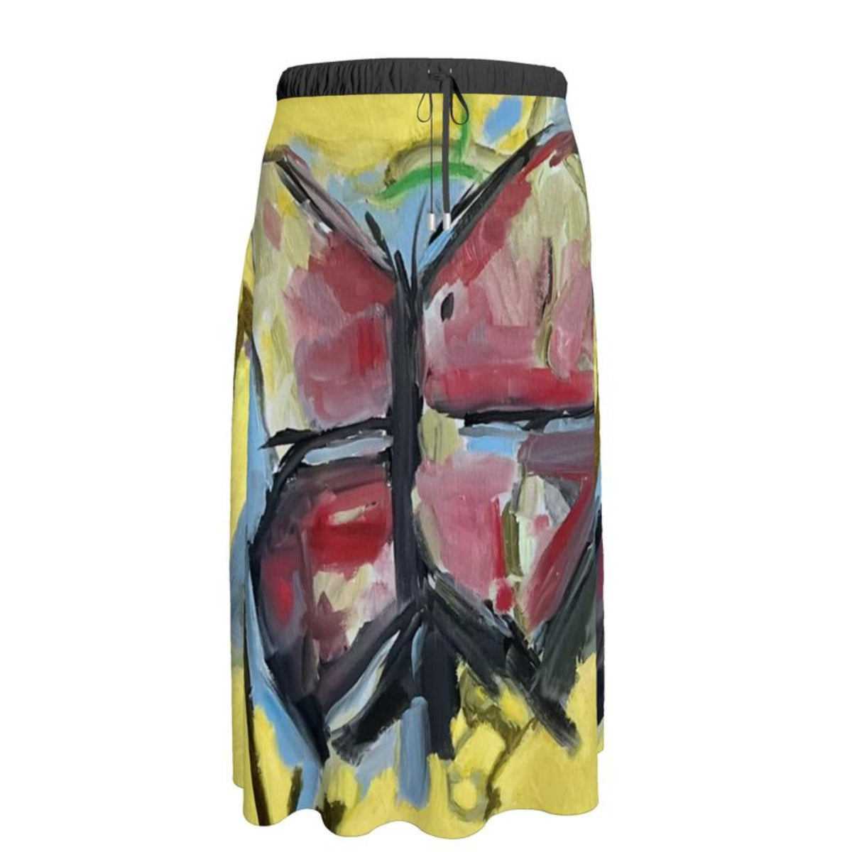 Maxi Muslin Two Layers Skirt Papillon Rouge - FABA Collection