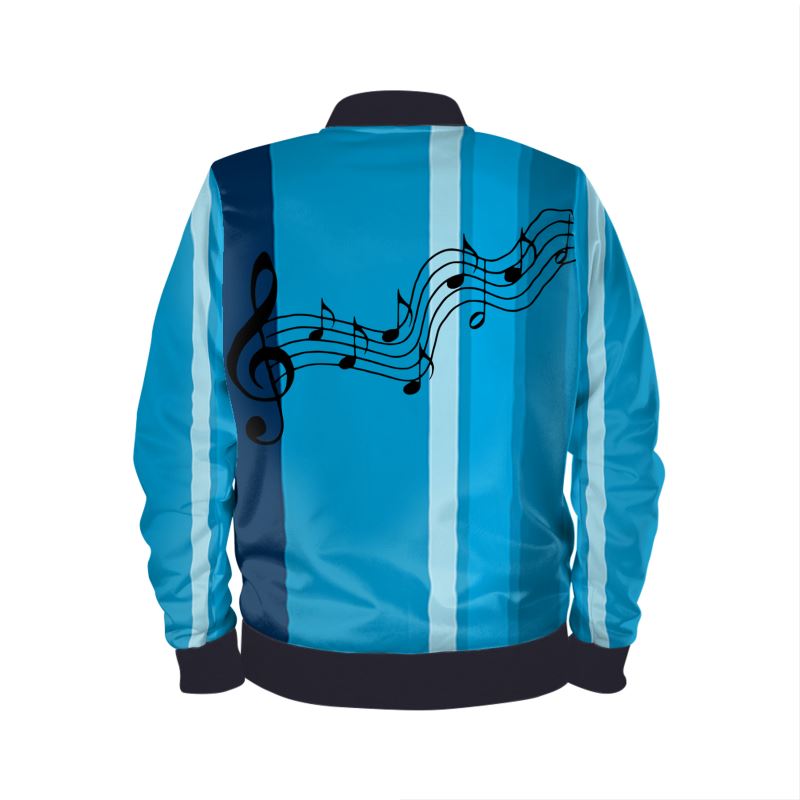 Men's Bomber jacket blue Note Limited Edition - FABA Collection